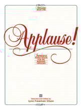 Applause piano sheet music cover